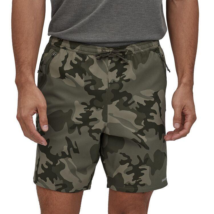 Patagonia Miesten Nine Trails shortsit - Kierrätetty polyester, River Delta: Industrial Green / S