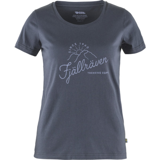Fjällräven Sunrise T-shirt W - Navy - Naiset - XS