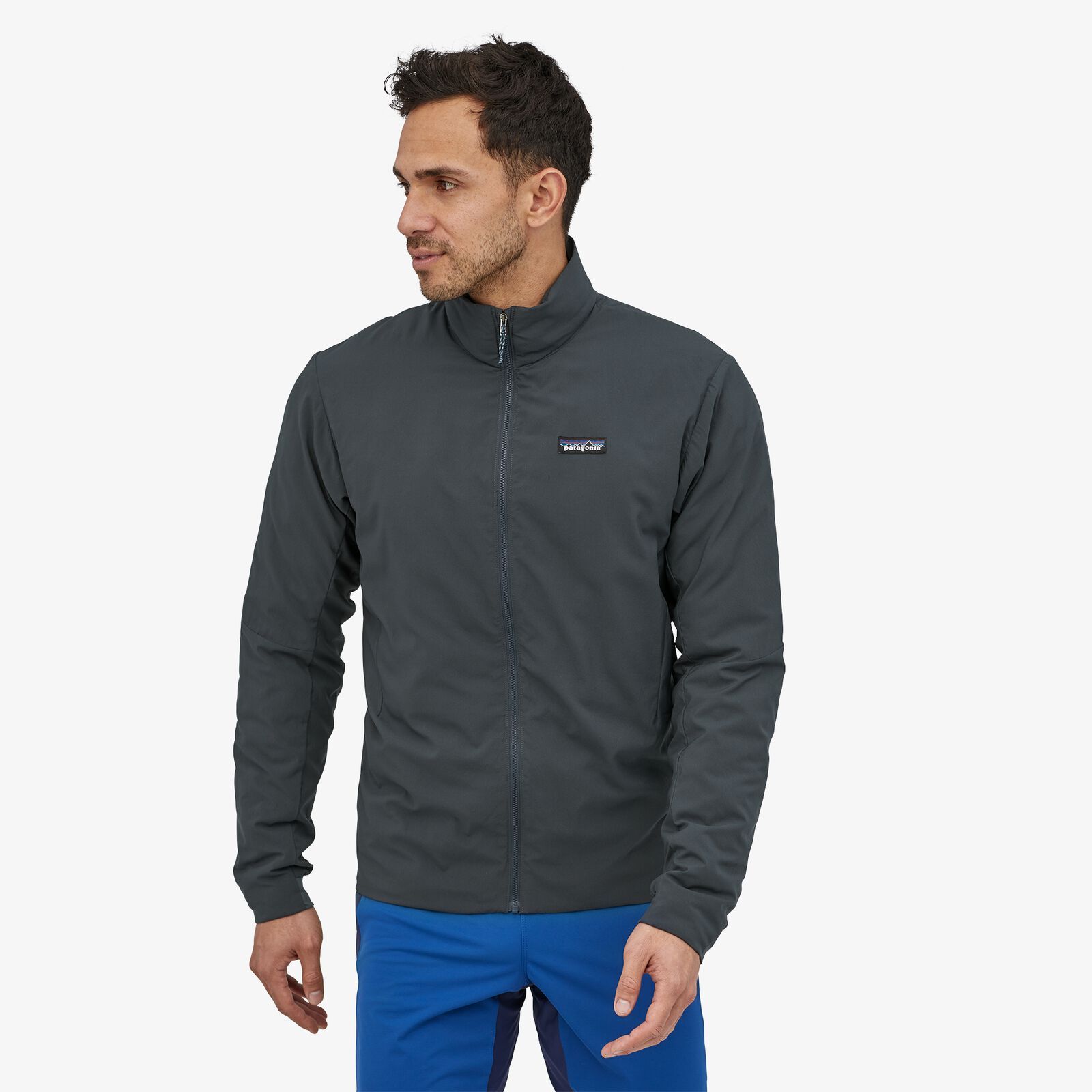 Patagonia Miesten Thermal Airshed Juoksutakki - Kierrätettyä polyesteria, Smolder Blue / S