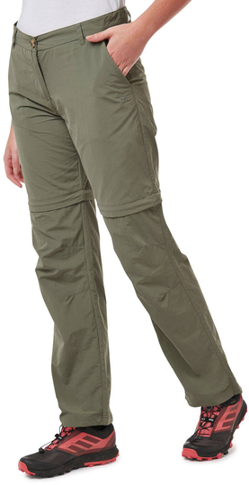 Women's Nosilife Convertible Long Trousers Moss 8