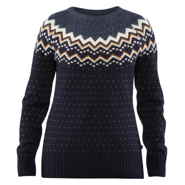 Fjällräven Övik Knit Sweater W - Dark Navy - Naiset - L