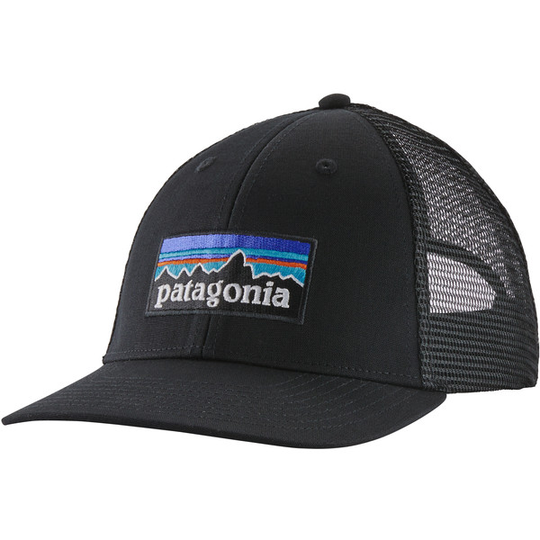 Patagonia P-6 Logo Lopro Trucker Hat - Black - Unisex - OneSize
