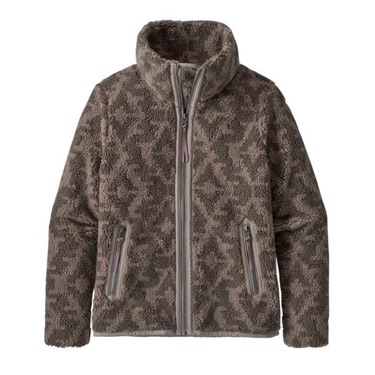 Patagonia Naisten Divided Sky Jkt – fleecetakki, Field Geo: Topsoil Brown / XL