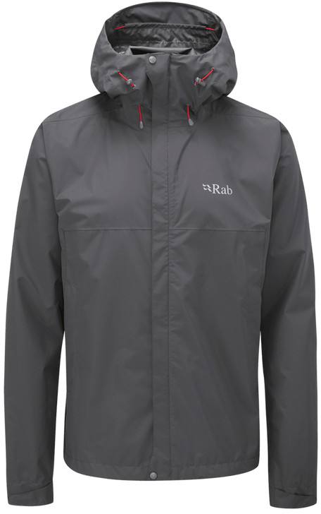 Downpour Eco Jacket Men Grafiitti L