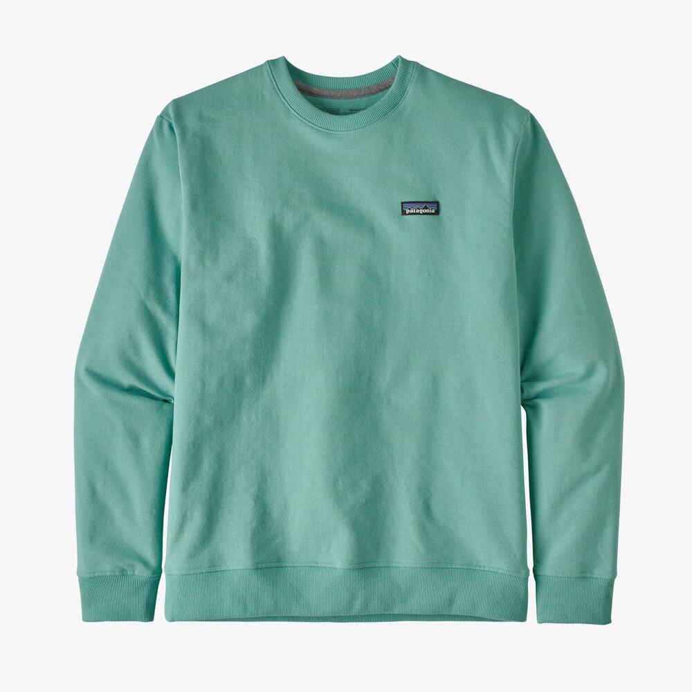 Miesten Patagonia P-6 Label Uprisal Crew Sweatshirt – kierrätetyistä materiaaleista, Light Beryl Green / L