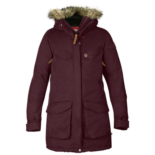Fjällräven Nuuk Parka W - Dark Garnet - Naiset - XS