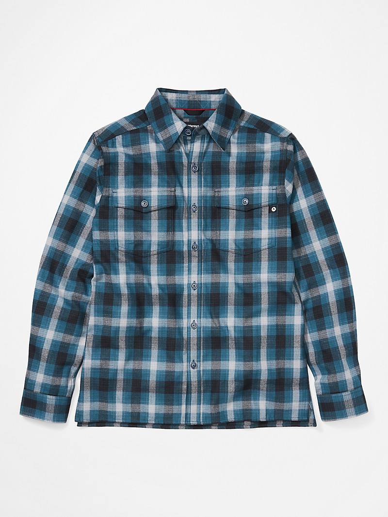 Movatn HW Flannel LS Tummansininen M