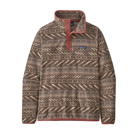 Patagonia Naisten Micro D® Snap-T® Fleece paita, Bergy Bits: Furry Taupe / L