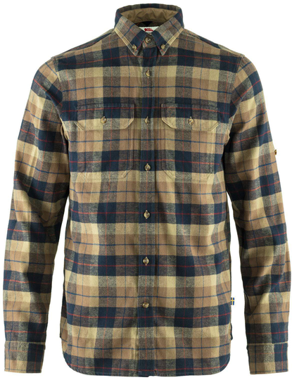 Singi Heavy Flannel Shirt Dark Sand L