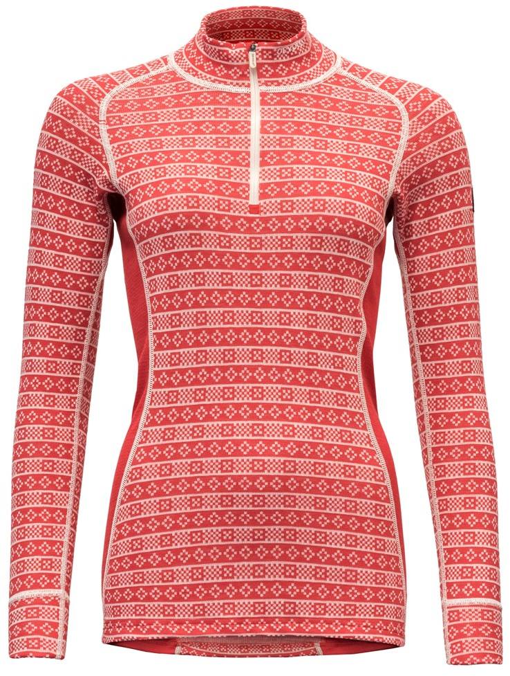 Alnes Half Zip Neck Woman Punainen L