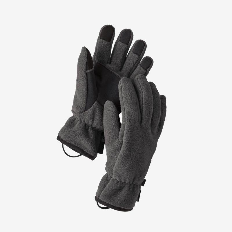 Patagonia Synchilla™ Fleece Gloves – fleecehanskat, Forge Grey / S
