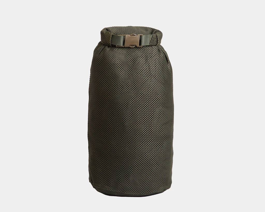 Rolltop Stuffsack, mesh, 10L Vihreä