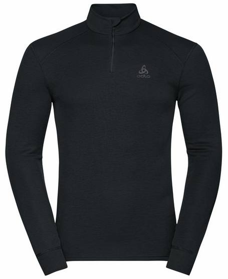 Active Warm Half-zip LS Musta S