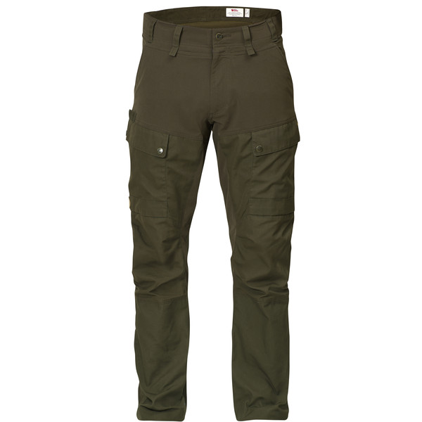 Fjällräven Lappland Hybrid Trousers M - Dark Olive - Miehet - 44