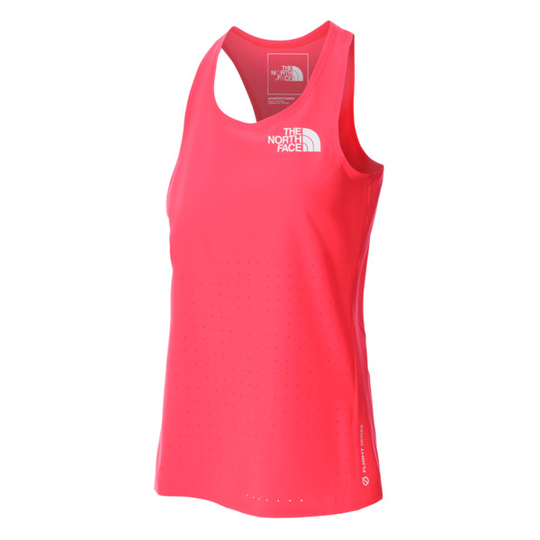 The North Face W Flight Weightless Tank - Brilliant Coral - Naiset - XS