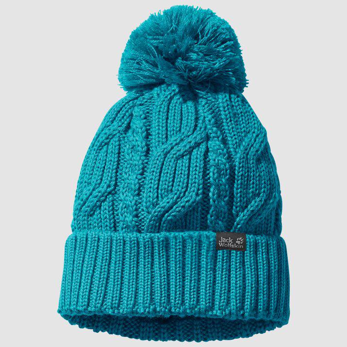Stormlock Pompom Beanie Cyan yksi koko (56-61 cm)