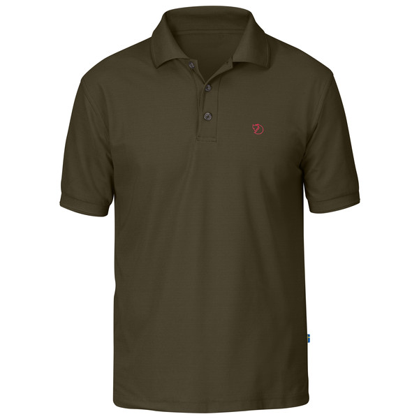 Fjällräven Crowley Pique Shirt M - Dark Olive - Miehet - L