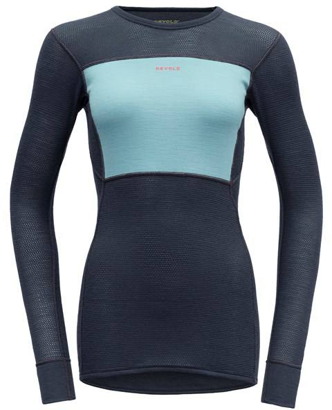 Wool Mesh Woman Shirt Turkoosi/sininen L