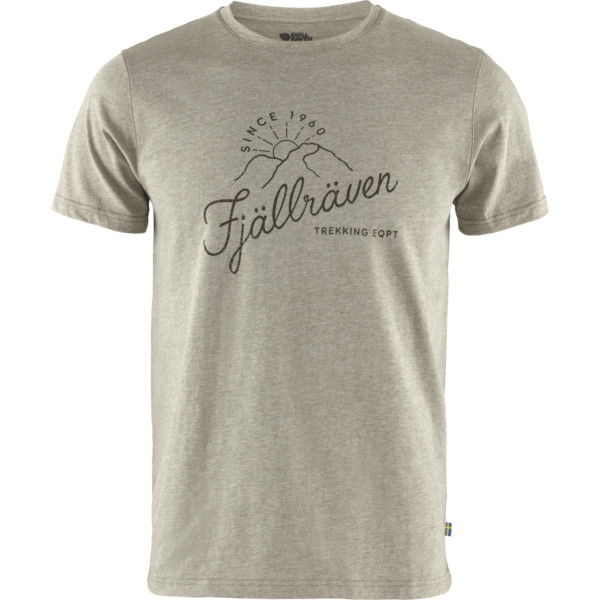 Fjällräven Sunrise T-shirt M - Light Olive-melange - Miehet - S