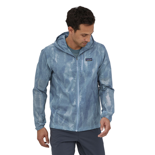 Patagonia Miesten Houdini® Takki - 100% Kierrätettyä Nylonia, Agave Big Tonal: Light Plume Grey / XL