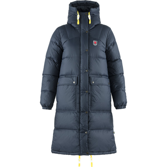 Fjällräven Expedition Long Down Parka W - Navy - Naiset - S