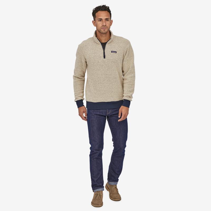 Miesten Patagonia Woolyester Fleece P/O – Fleecepaita kierrätetystä villasekoitteesta, Oatmeal Heather / XL