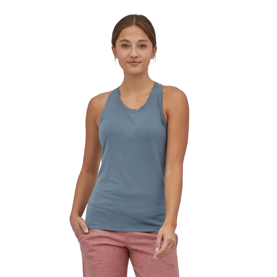 Patagonia Naisten Arnica Tank toppi - Luomupuuvillaa & Tenceliä™, Plume Grey / XS