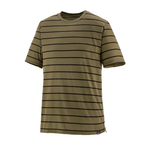 Patagonia Miesten Cap Cool Trail -paita, Furrow Stripe: Sage Khaki / M