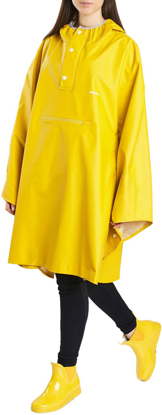 Light Rainponcho Keltainen