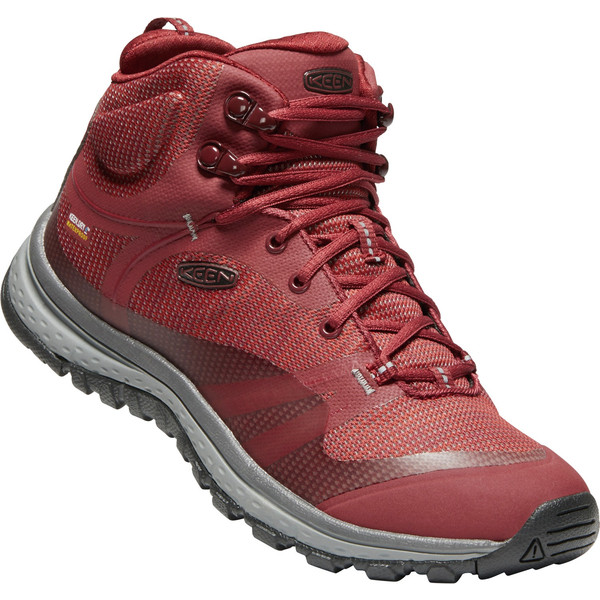 Keen Terradora Mid Wp - Merlot/raven - Naiset - US 10,5