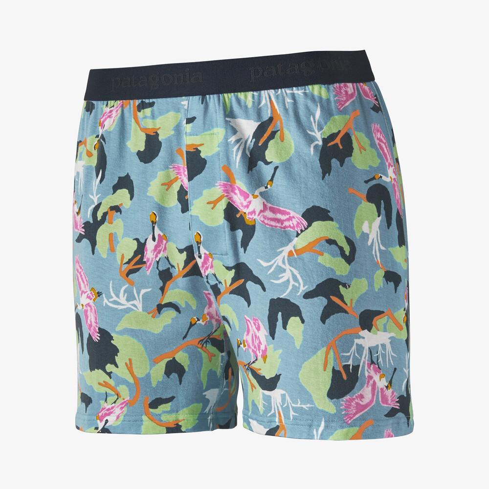 Patagonia miesten Essential Bokserit puupohjaista Tencel-materiaalia, Spoonbills: Big Sky Blue / S