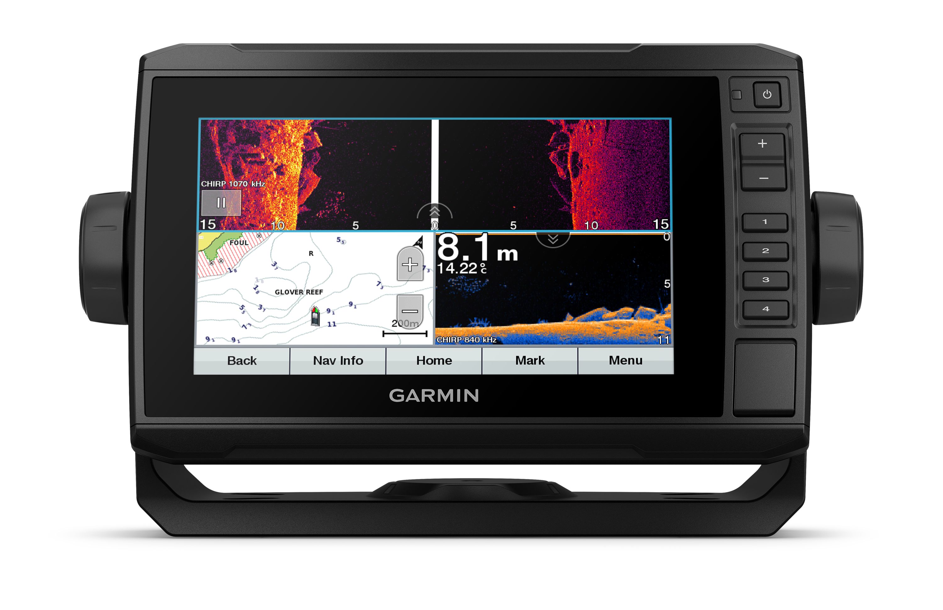 Garmin echomap 72sv uhd plotteri + gt56uhd-tm anturi