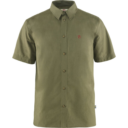Fjällräven Övik Lite Shirt Ss M - Green - Miehet - XS