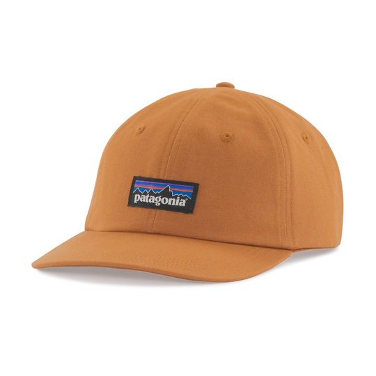 Patagonia Unisex P-6 Label Trad -lippalakki luomupuuvillasta | Weekendbee, Umber Brown
