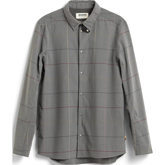 Fjällräven S/f Rider' S Flannel Shirt Ls M - Grey Flag Window - Miehet - L