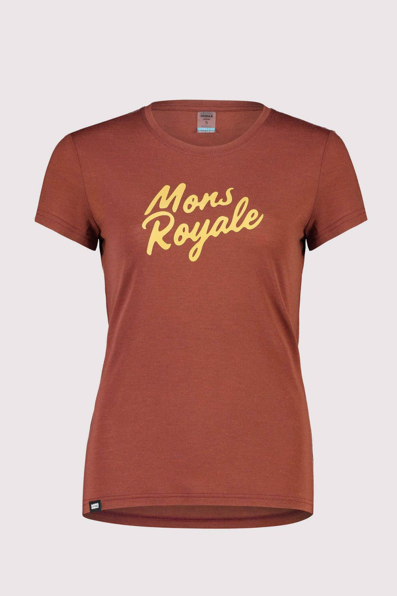Icon W Tee Chocolate/Suklaa XS