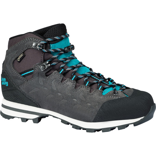 Hanwag Makra Light Lady Gtx - Asphalt/bluegreen - Naiset - 3,5