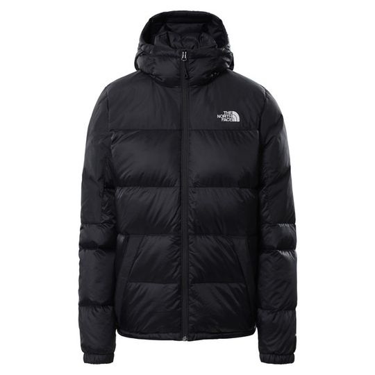 The North Face W Diablo Down Hoodie - Tnf Black/tnf Black - Naiset - XS