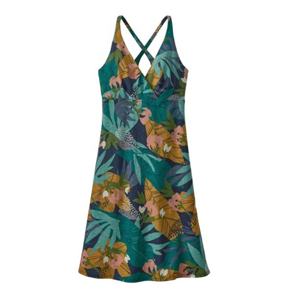 Patagonia W' S Amber Dawn Dress - The Cotton Wild Big: New Navy - Naiset - L