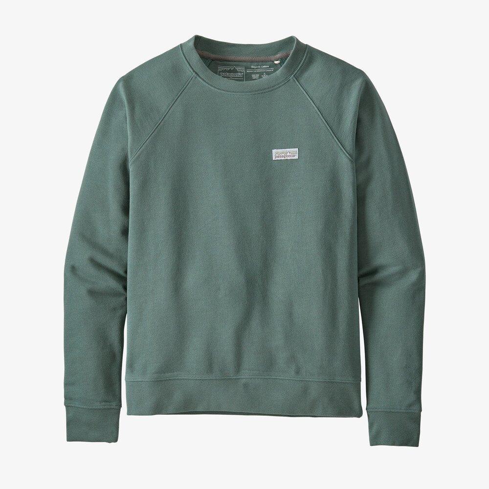Patagonia Naisten Pastel P-6 Label Organic Crew College-paita, Regen Green / M