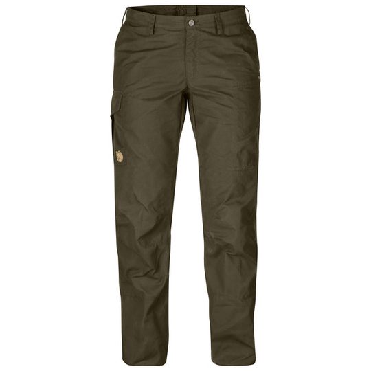 Fjällräven Karla Pro Trousers Curved W - Dark Olive - Naiset - 34