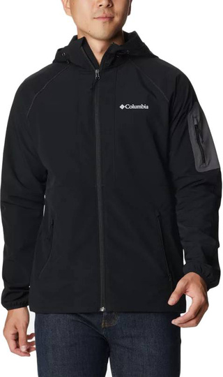 Men's Tall Heights Hooded Softshell Musta XL