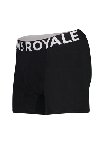 Mons Royale Miesten Merinoalushousut - Hold 'em Shorty Boxer, Black / M