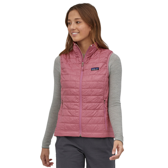 Naisten Nano Puff liivi - Kierrätettyä polyesteria, Light Star Pink / L