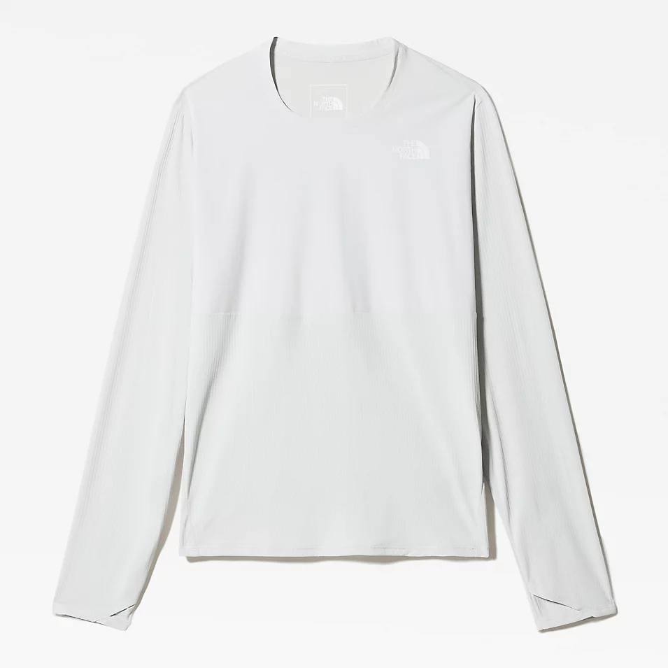 True Run L/S Shirt Vaaleanharmaa S