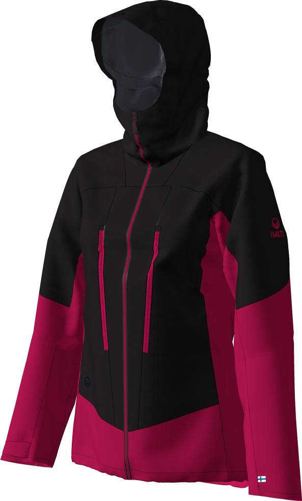 Pallas W II Warm Hybrid Jacket Musta / Pinkki 36