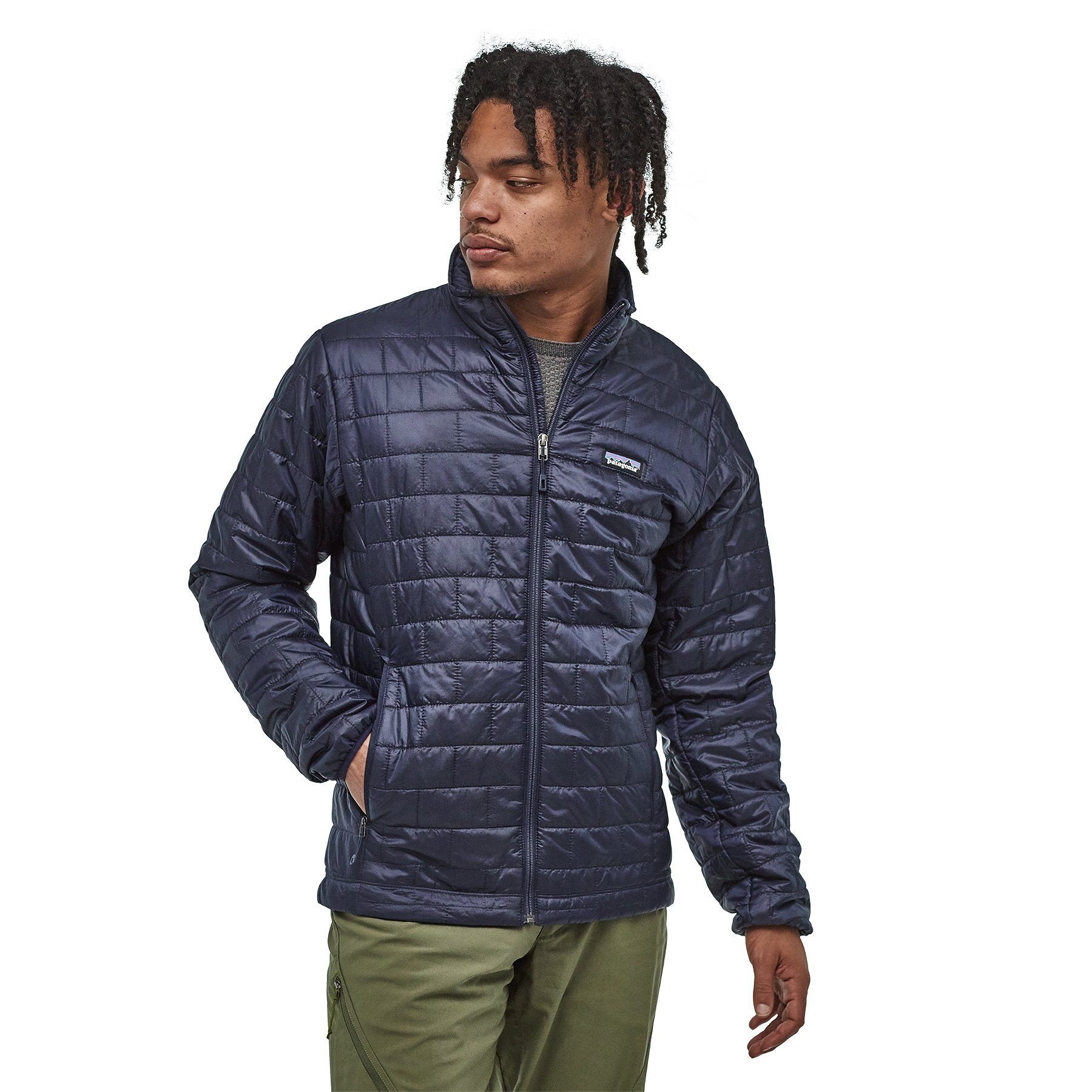 Patagonia Miesten Nano Puff Toppatakki - Kierrätetty Polyesteri, Classic Navy / S