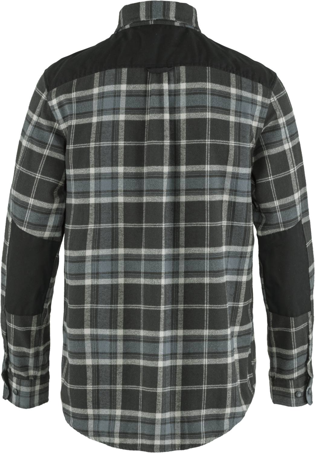 Övik Twill Shirt M Musta / Harmaa L