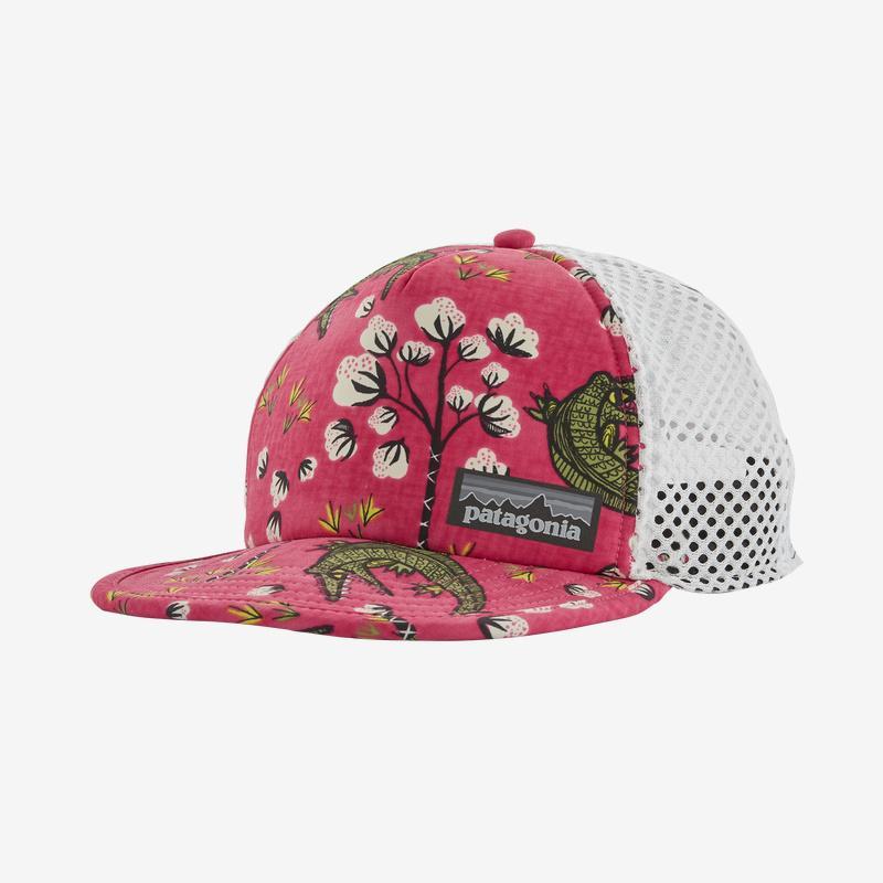 Patagonia Unisex Duckbill Trucker Lippis - Kierrätettyä Nailonia, Cotton Ball Gators: Ultra Pink