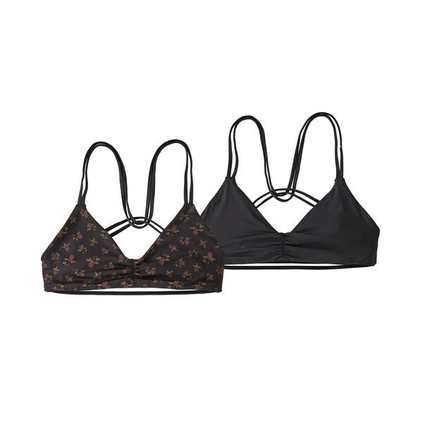 Patagonia Naisten Käännettävät Seaglass Bay Bikinit, Clover Small: Ink Black / XL